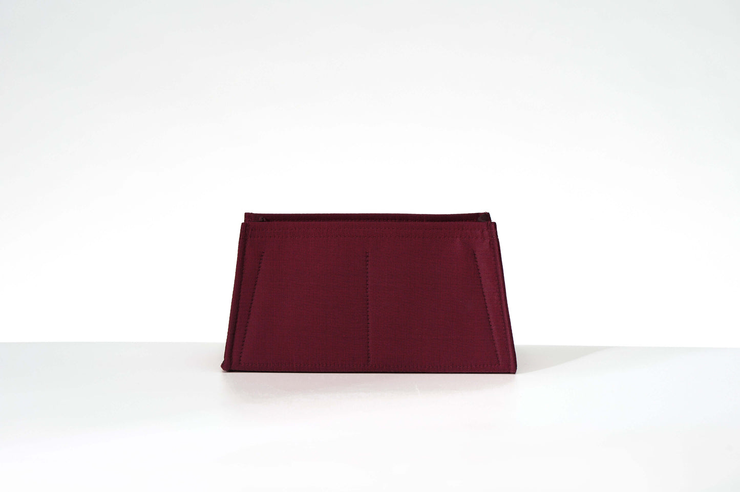 Premium Thai silk bag organizer in Cherry on Top, customizable in 20+ colors, perfect for luxury handbags. Hermes, Goyard, The Row, Chanel, Doir, Louis Vuitton