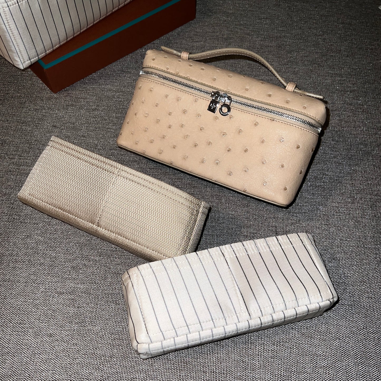 Merandi MerandiWorld Loro Piana Extra Pocket Pouch Backpack L27 Premium Bag Organizer Bag in Bag Bag Inserts samorga 7rp